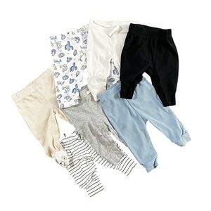 Baby bottoms pants 7 pairs of pants 0-3m